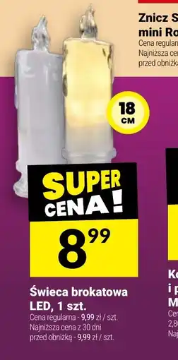 Twój Market Swieca brokatowa LED oferta
