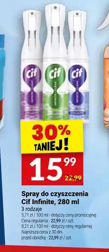 Twój Market Spray do czyszczenia Cif Infinite oferta
