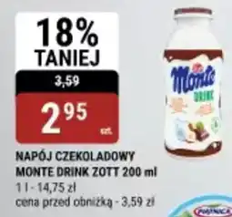 bi1 Napój czekoladowy monte drink zott oferta