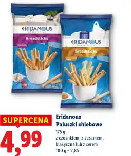Lidl Paluszki chlebowe Eridanous oferta