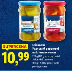 Lidl Papryczki pepperoni nadziewane serem Eridanous oferta