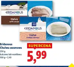 Lidl Chałwa sezamowa Eridanous oferta