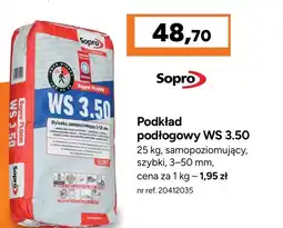 Bricoman Podkład samopoziomujący Sopro oferta