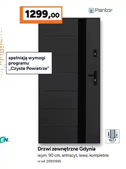 Bricoman Drzwi zewnętrzne Pantor oferta
