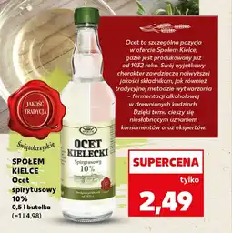 Kaufland Ocet spirytusowy Społem Kielce oferta