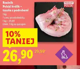 Lidl Polski króliktuszka z podrobami oferta