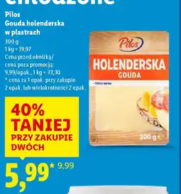 Lidl Ser Gouda holenderska Pilos oferta