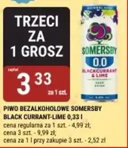 bi1 Piwo bezalkoholowe somersby black currant-lime oferta