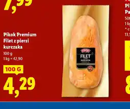 Lidl Pikok Premium Filet z piersi kurczaka oferta