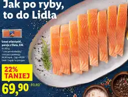Lidl Losoś atlantycki, porcje z fileta, XXL oferta