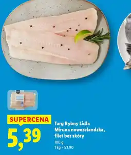 Lidl Miruna nowozelandzka, filet bez skóry oferta