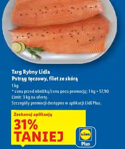 Lidl Pstrąg tęczowy, filet ze skórą oferta
