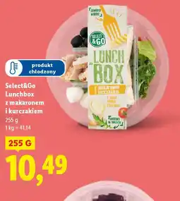 Lidl Select&Go Lunchbox z makaronem i kurczakiem oferta