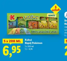 Lidl Kubuś Napój Pokémon oferta