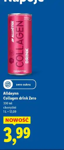 Lidl Alldeynn Collagen drink Zero oferta