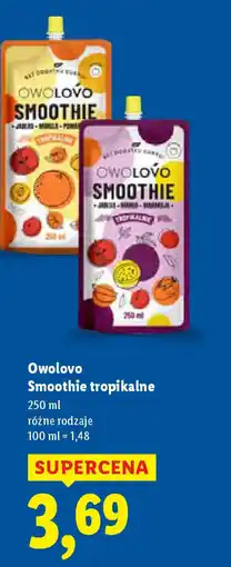 Lidl Owolovo Smoothie tropikalne oferta