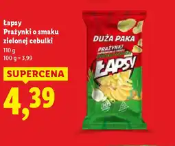 Lidl Lapsy Prażynki o smaku zielonej cebulki oferta