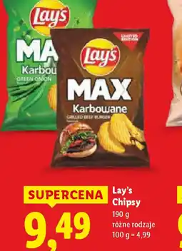 Lidl Chipsy Lay's oferta