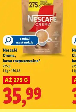 Lidl Nescafé Crema oferta
