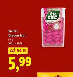 Lidl Tic Tac Dragon Fruit oferta