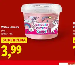 Lidl Wata cukrowa oferta