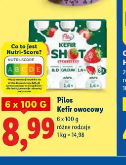 Lidl Pilos Kefir owocowy oferta