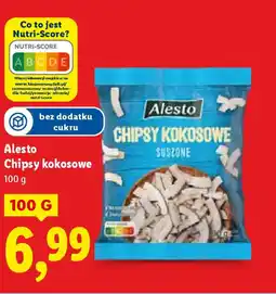 Lidl Alesto Chipsy kokosowe oferta