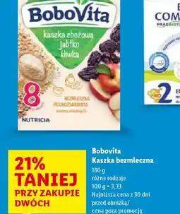 Lidl Bobovita Kaszka bezmleczna oferta