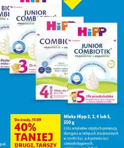 Lidl Mleka Hipp 2, 3, 4 lub 5 oferta