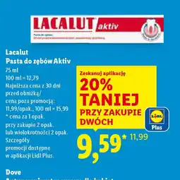 Lidl Lacalut Pasta do zębów Aktiv oferta