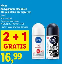 Lidl Nivea Antyperspirant w kulce oferta