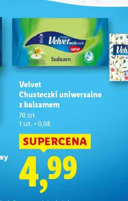 Lidl Chusteczki Velvet oferta