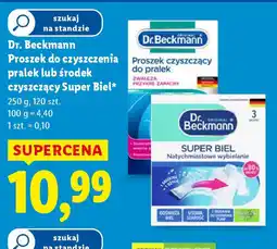 Lidl Dr. Beckmann Proszek do czyszczenia pralek lub środek czyszczący Super Biel oferta