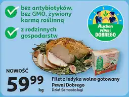 Auchan Filet z indyka wolno gotowany Auchan Pewni Dobrego oferta