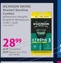 Hebe Wilkinson Sword Xtreme3 Sensitive Comfort oferta