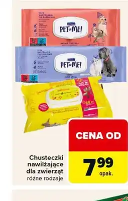 Carrefour Chusteczki nawilżające dla zwierząt oferta