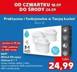 Kaufland Wkład filtrujący unimax Dafi oferta