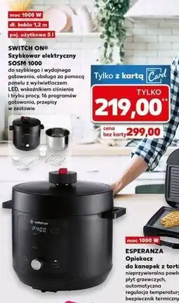 Kaufland Szybkowar elektryczny sosm 1000 Switch On oferta