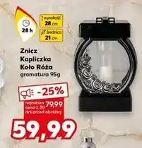 Kaufland Znicz kapliczka z różą oferta