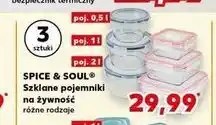 Kaufland Pojemniki szklane 500 ml + 1 l 2 Spice&Soul oferta