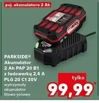 Kaufland Akumulator z ładowarką 20 v Parkside oferta