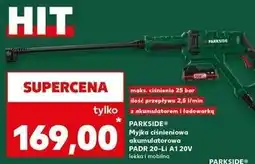 Kaufland Myjka ciśnieniowa akumulatorowa padr20lia1 Parkside oferta