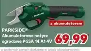 Kaufland Nożyce ogrodowe pgsa 12 a1 Parkside oferta