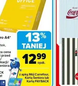 Carrefour Papier do ksero A4 oferta