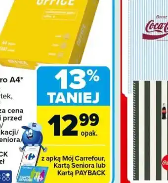 Carrefour Papier do ksero A4 oferta