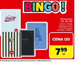 Carrefour Kołozeszyt A4, A5, A6 oferta