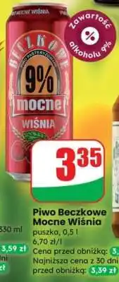 Dino Piwo Beczkowe Mocne Wiśnia oferta