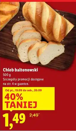 Lidl Chleb baltonowski Lidl oferta