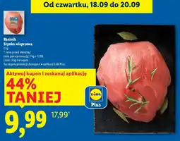 Lidl Szynka wieprzowa Rzeźnik oferta