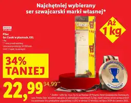 Lidl Ser Carski w plastrach XXL Pilos oferta